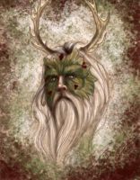 Winter Green Man